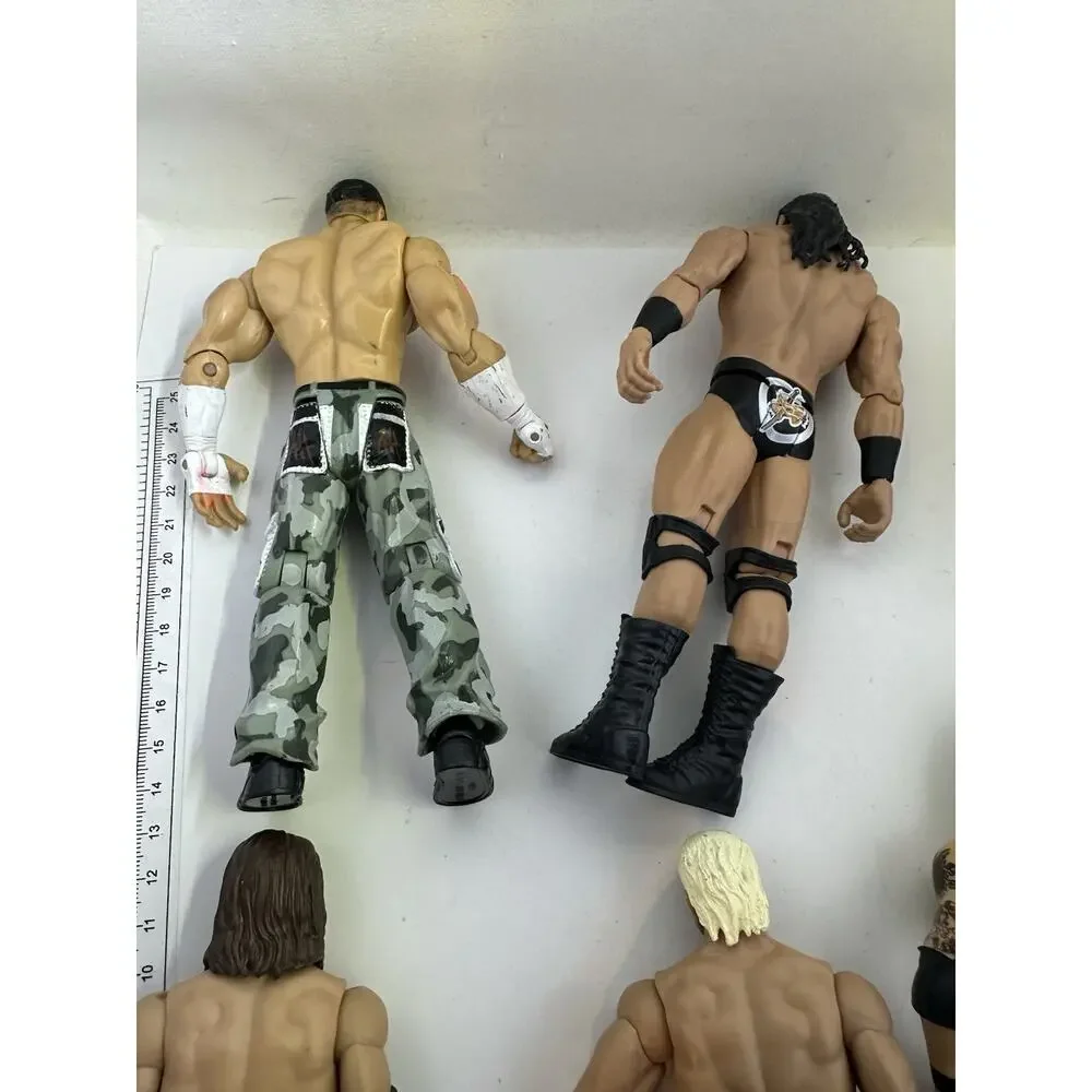 6 WWE WWF Wrestling Action Figures Pacific Matt Hardy Drew John Morrison Dolph